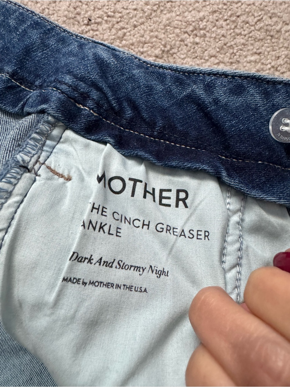 MOTHER The Cinch Greaser Ankle High-Rise Wide-Leg Jeans - Picture 6 of 7